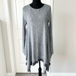 Diabolika Space Dye Asymmetrical  Hem Lagenlook Dress Made in Italy One Size